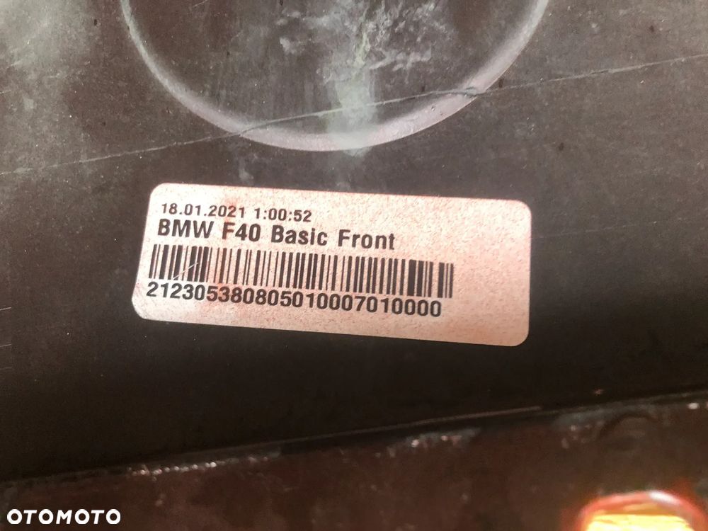 Zderzak przód, Listwa progowa prawa - BMW 1 F40 Bordowy / Biały- 51778079666 - 17