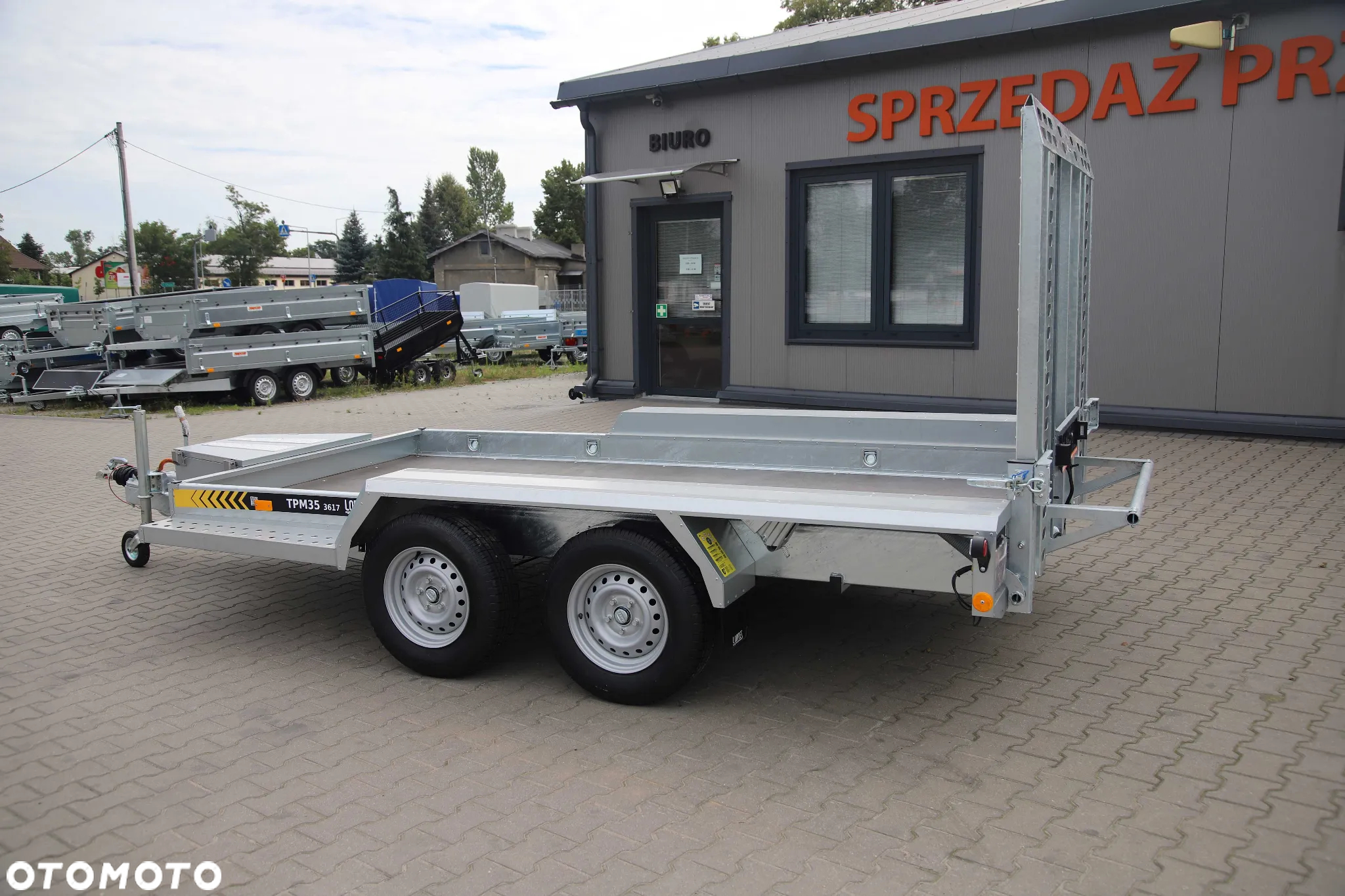 Lorries TPM35-3617 przyczepa do transportu maszyn budowlanych i minikoparek - 6