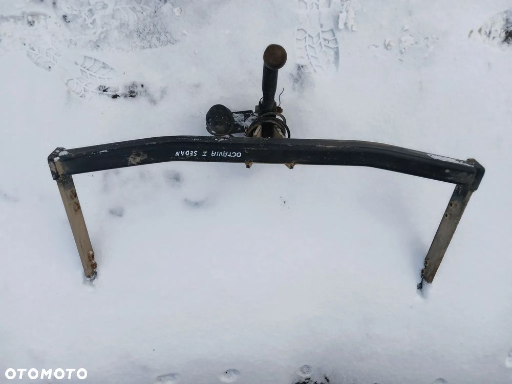 Hak holowniczy Seat Octavia 1 I HB sedan KOMPLETNY tabliczka wiązka moduł - 1