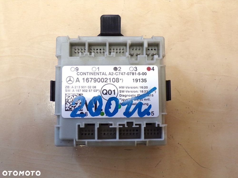 SPRINTER 907 17- MODUŁ SENSOR STEROWNIK DRZWI PRZÓD NOWY A1679002108 - 1