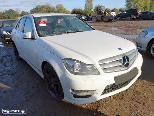 MERCEDES C220 C 220 w204 w 204 Sport CDI 170 cv 170cv OM 651 951 OM651.951 Branco - Frente Completa Parachoques Parachoque Motor Espelho Interior Jantes Caixa - 1