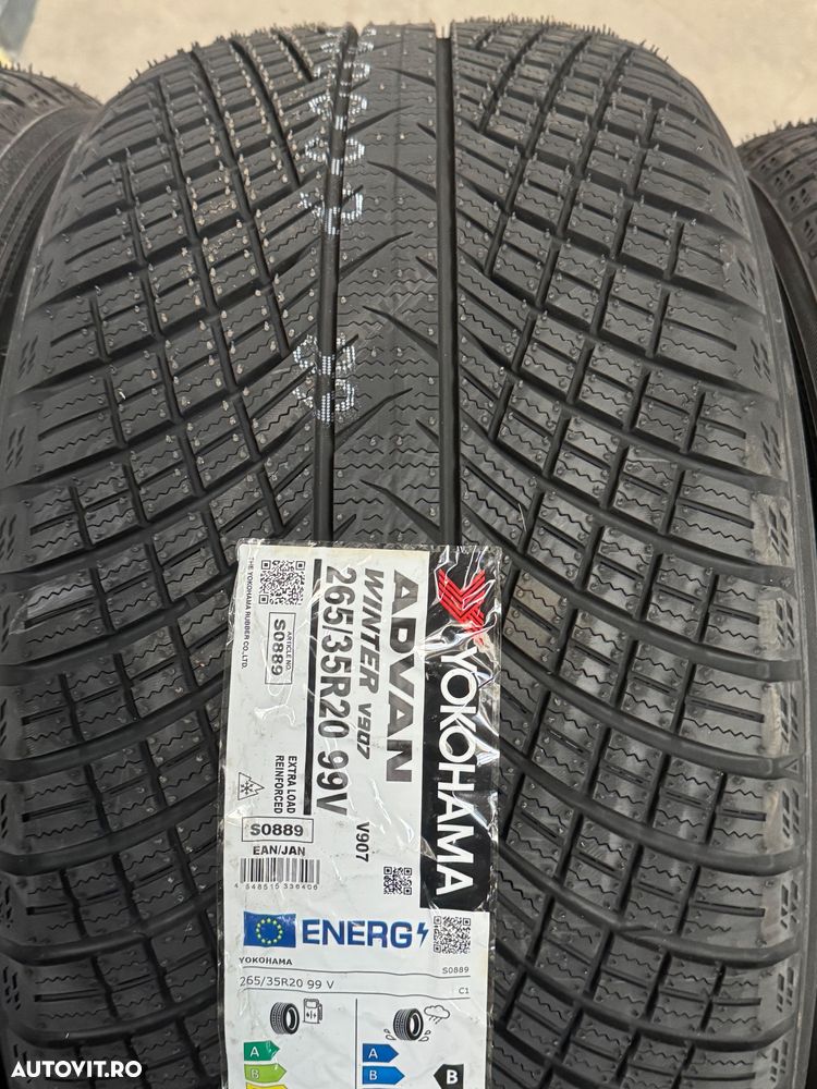 Vând 4 anvelope 265/35/20 Yokohama de iarnă noi - 4