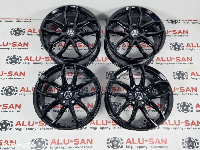 Nowe alufelgi VW 18" 5x112 PASSAT B5 B6 B7 B8 CC SCIROCCO - Czarne - 4