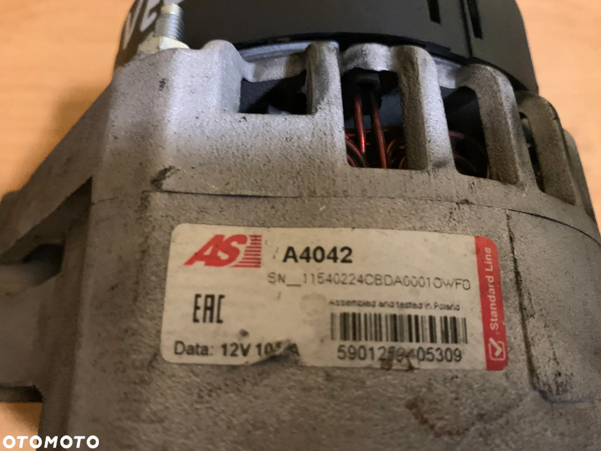 ALTERNATOR OPEL VECTRA C 1.9 A4042 - 2