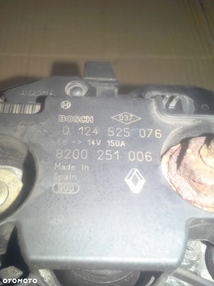 Alternator Renault Laguna II 1.9DCi 0124525076 Bosch - 7