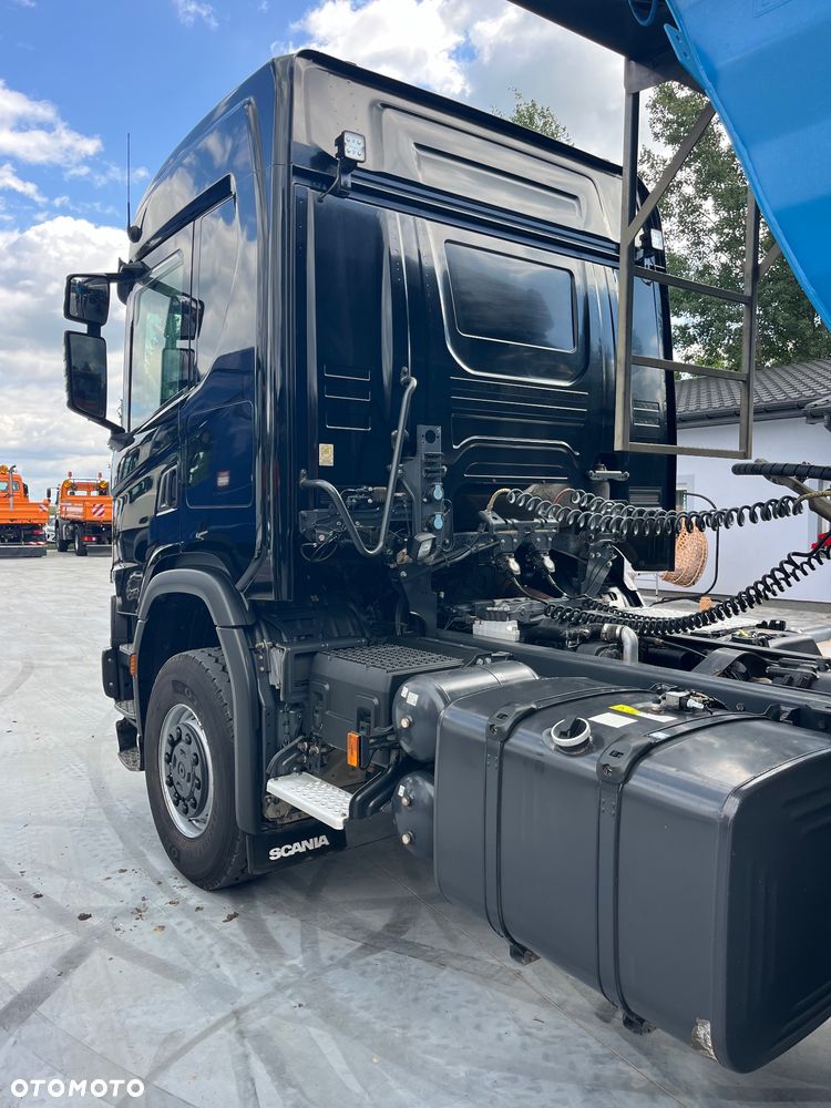 Scania G450 XT Nex Gen 4x4 stały napęd, skrzynia redukcyjna, biegi terenowe, kabina z łóżkiem, hydraulika do wywrotu, z Niemiec, opticruise ze sprzęgłem SCANIA 4x4 XT G450 ciągnik (nie Mercedes AROCS Volvo Man itp) - 7