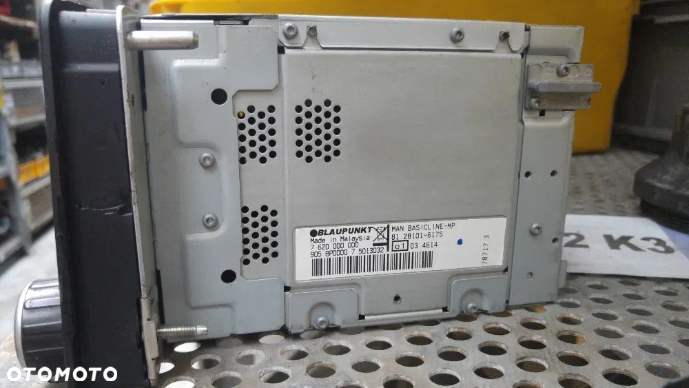 Radio oryginalne MAN TGX TGS TGL TGA Blaupunkt MP - 4