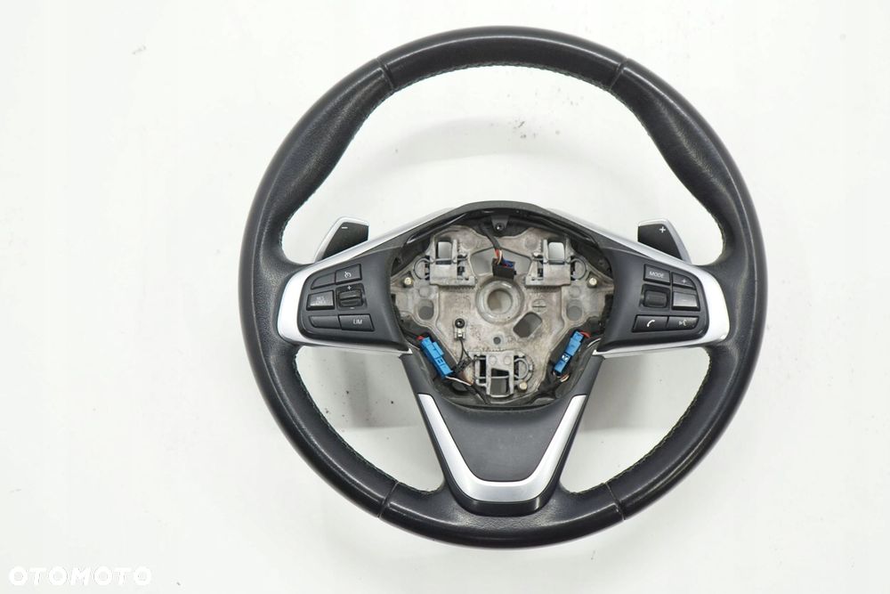 BMW X1 F48 17R KIEROWNICA SKÓRA CZARNA MULTI ŁOPATKI 6877519 - 1