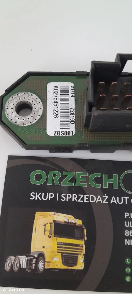 Mercedes Actros / Atego moduł przekaźnik 0275451226 - 1