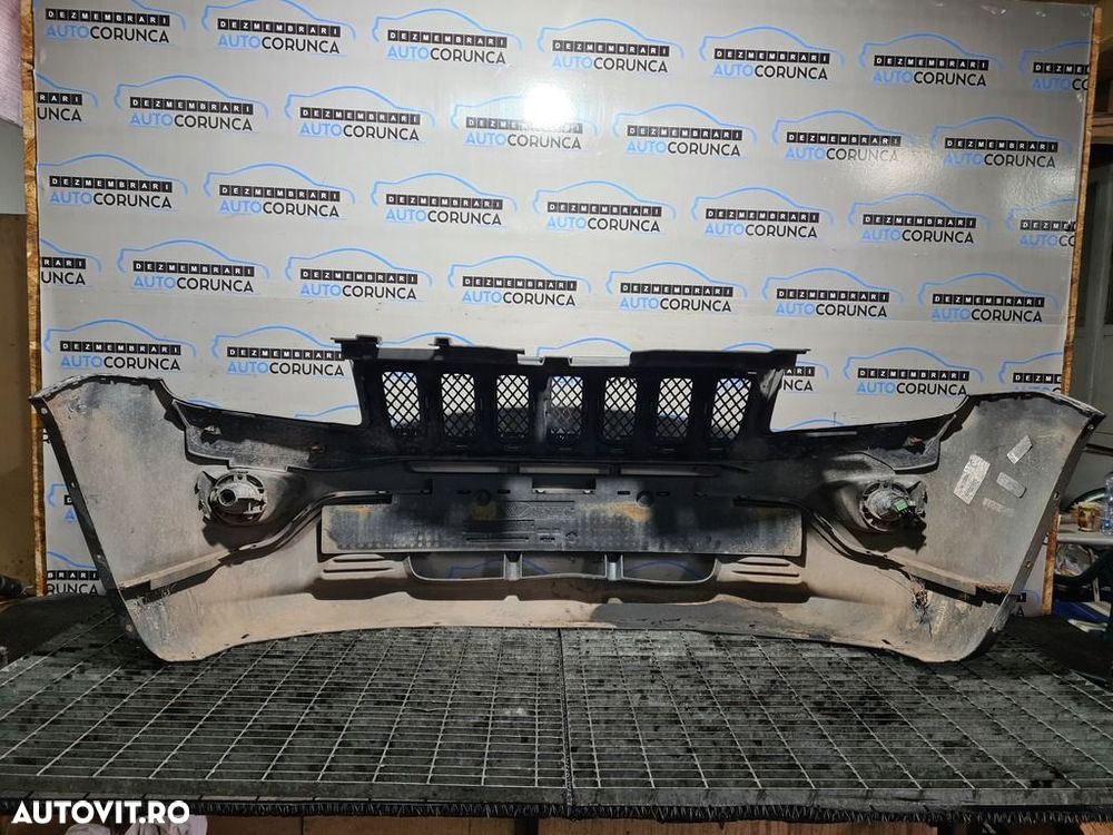 Bara fata Jeep Compass 2011 - 2015 ARGINTIU (809) Diesel model fara spalatoare far - 7