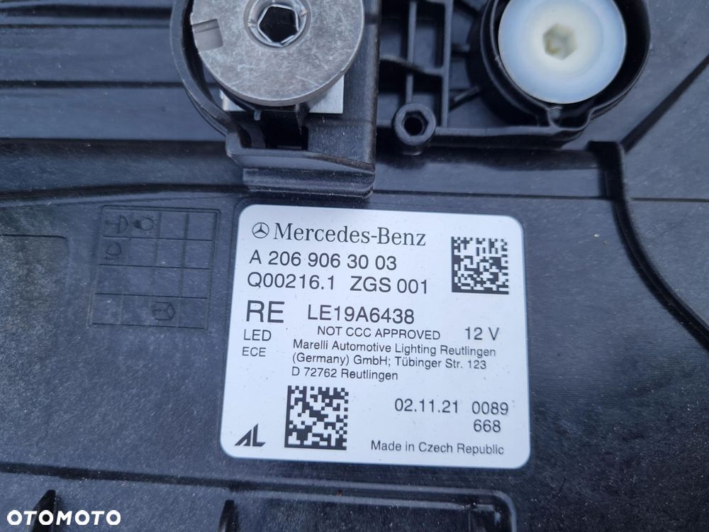 Mercedes C Klasa 206 C63 Full Led DIGITAL LIGHT Kompletne NOWE ORGINAŁ - 16