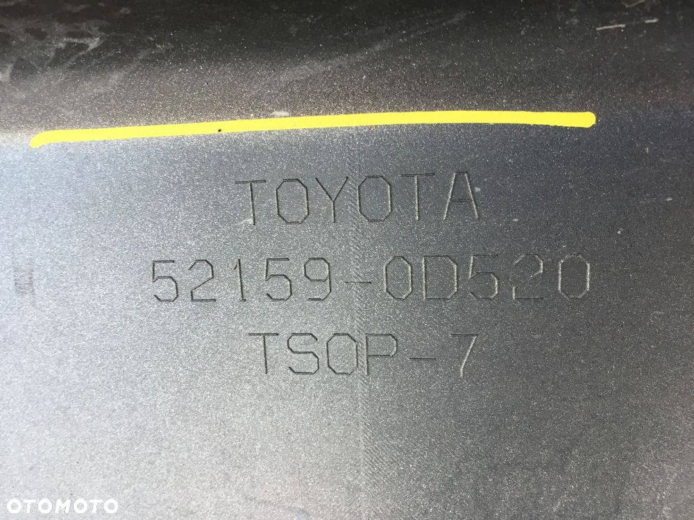 TOYOTA YARIS III LIFT 2014-2017 ZDERZAK TYLNY TYŁ - 12
