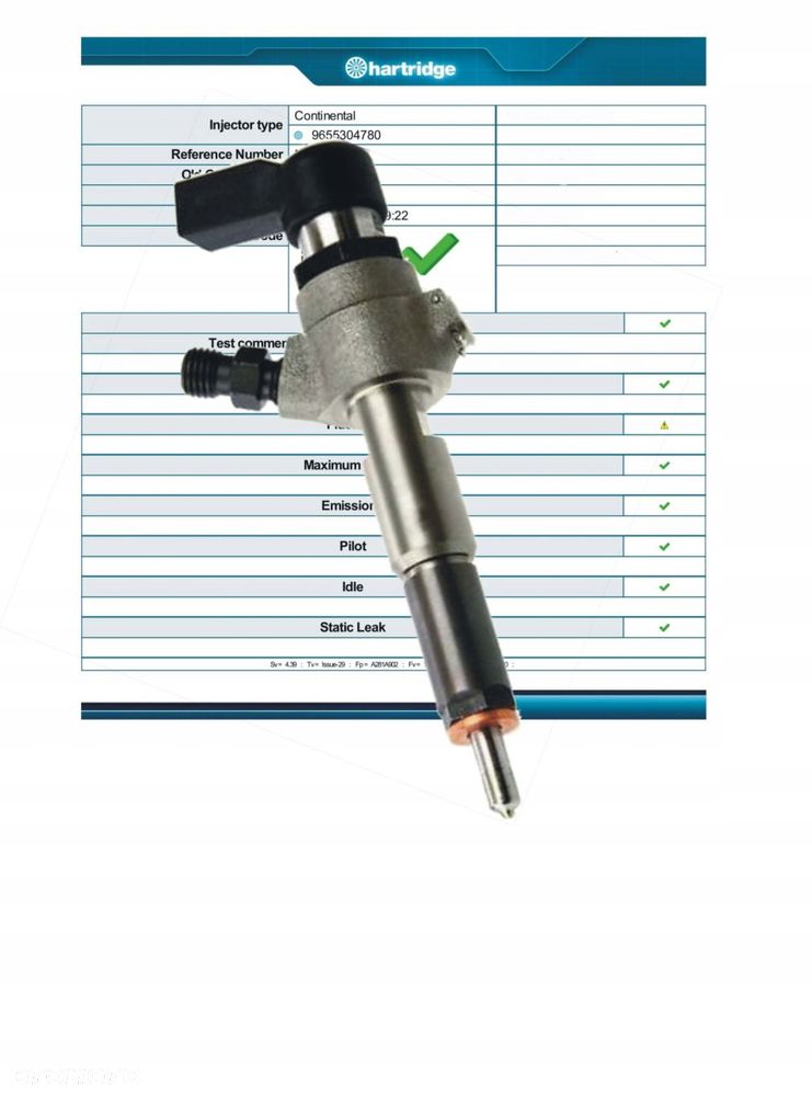 WTRYSKI SIEMENS FORD 1.4HDI 9654551080 5WS40149-Z - 1