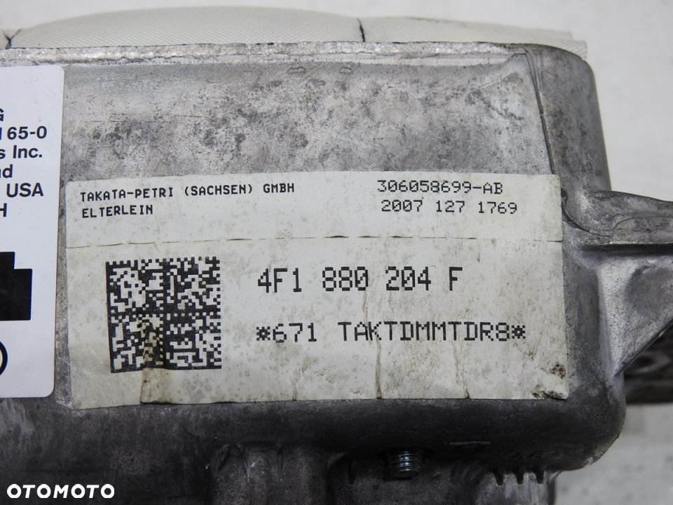 PODUSZKA AIRBAG PASAŻERA AUDI A6 C6 4F1880204F - 10
