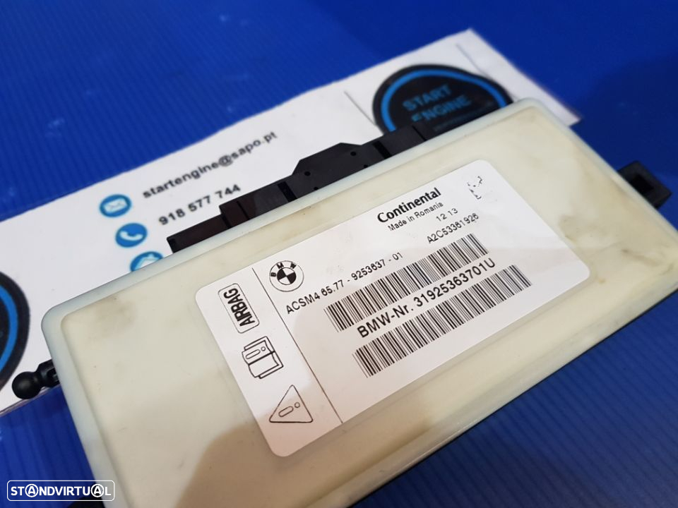 Modulo Centralina Airbag Bmw F10 F11 F30 F31 F12 F13 - 2