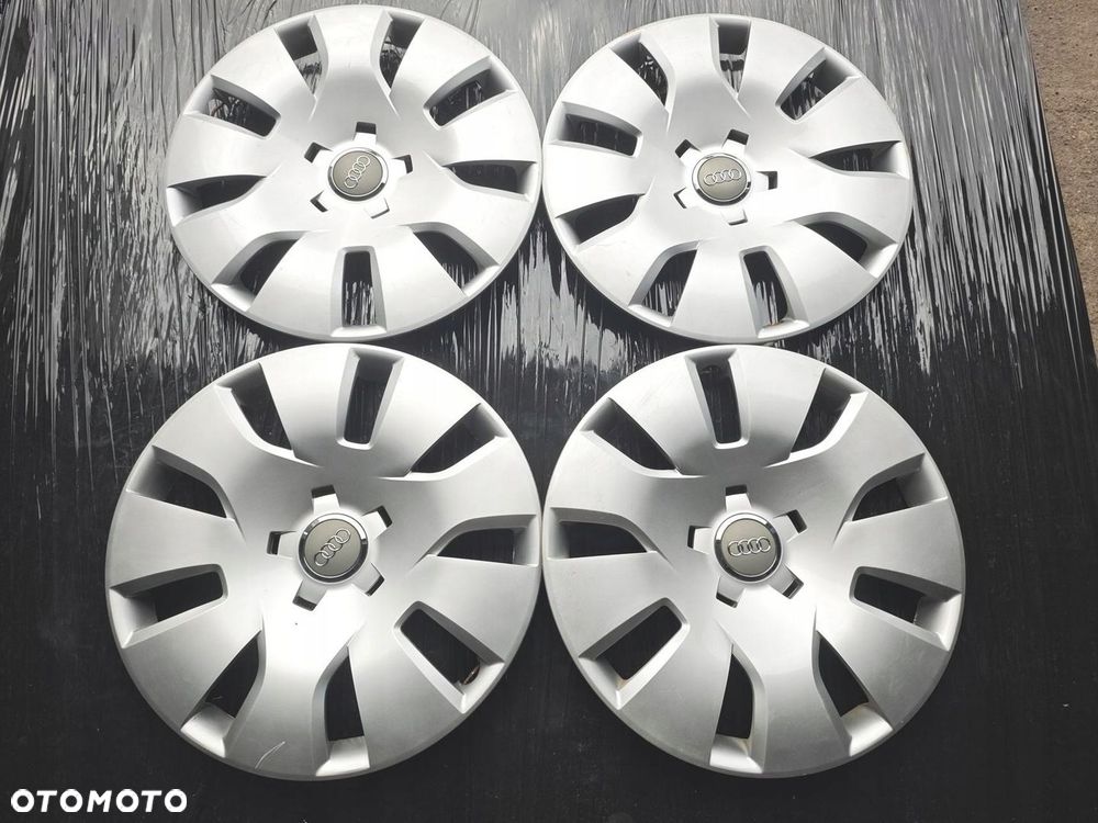 4x kołpak kołpaki kołpaczki oryginalne Audi 16 16" cali 8k0601147 - 1