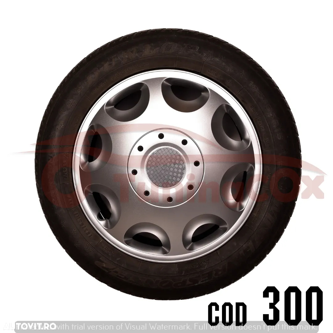 Capace roti OPEL,VOLKSWAGEN,FIAT,AUDI,CHEVROLET,CITROEN,FORD,BMW,HYUNDAI,KIA,SUBARU,MERCEDES-BENZ,MAZDA,MITHUBISHI,SEAT,TOYOTA,PEUGEOT,VOLVO,RENAULT,NISSAN,SKODA,DACIA,ALFA ROMEO,SUZUKI,DAEWOO la set de 4 buc ,Capace janata aliaj - 2