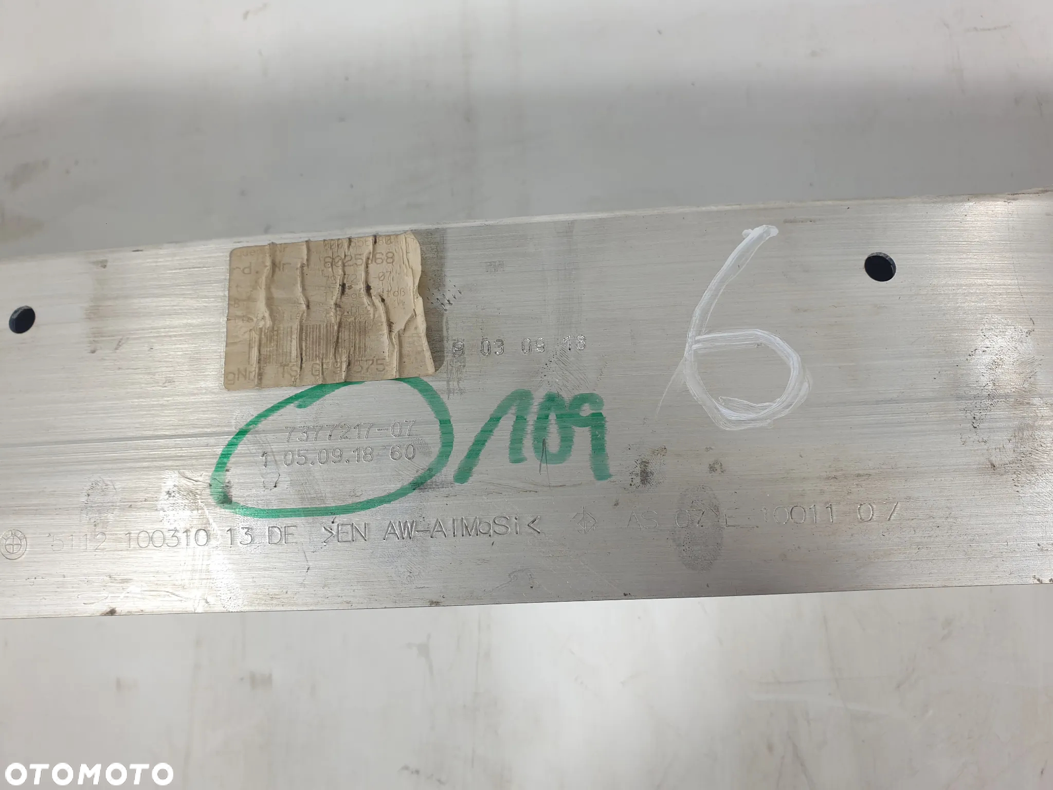 BMW G12 BELKA ZDERZAKA TYŁ 7377217   POTESTOWA MINIMALNY PRZEBIEG - 6