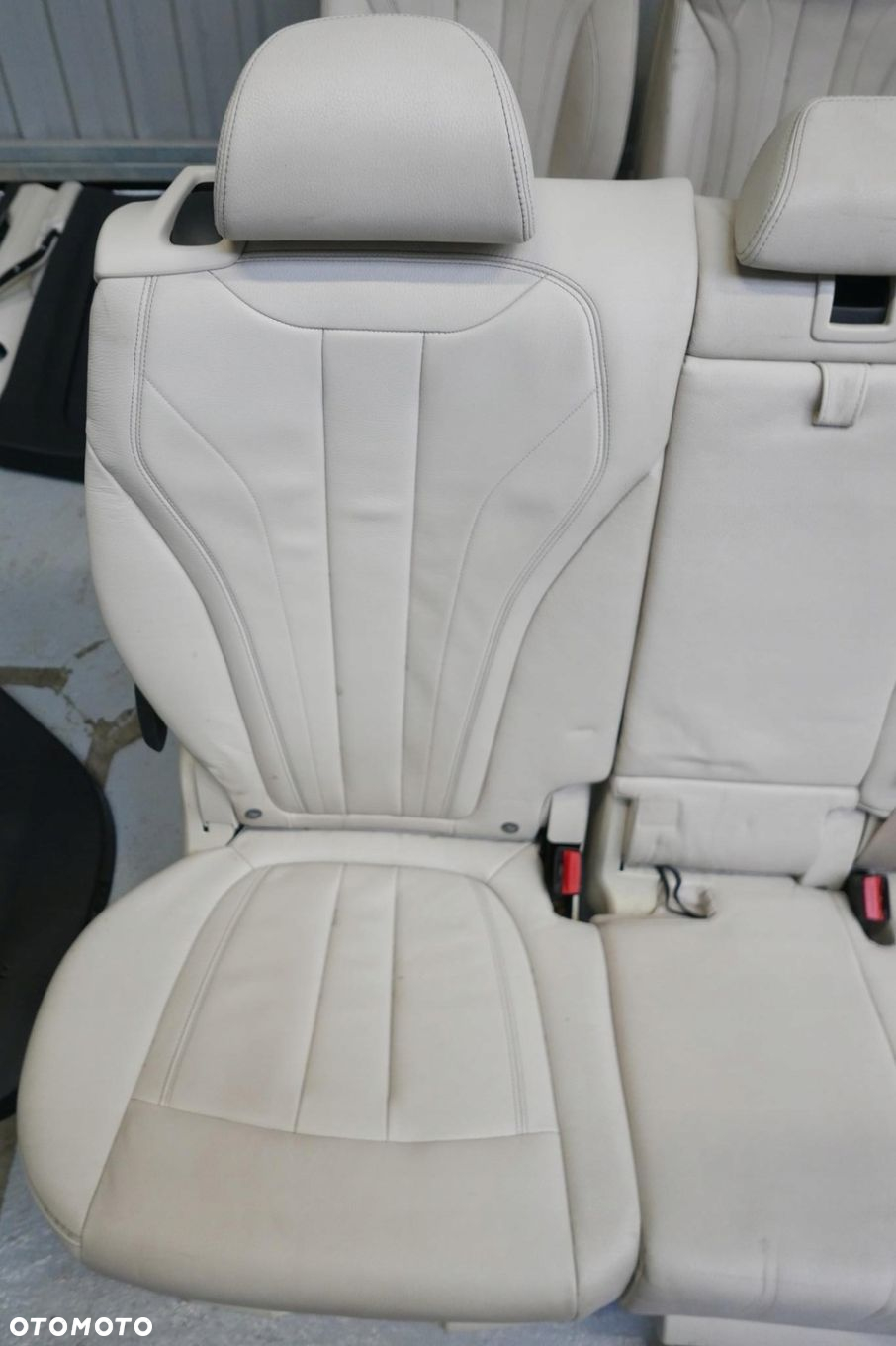 BMW X5 F15 TYLNA KANAPA REGULOWANA SKŁADANA DZIELONA ELFENBIENWEISS - 2