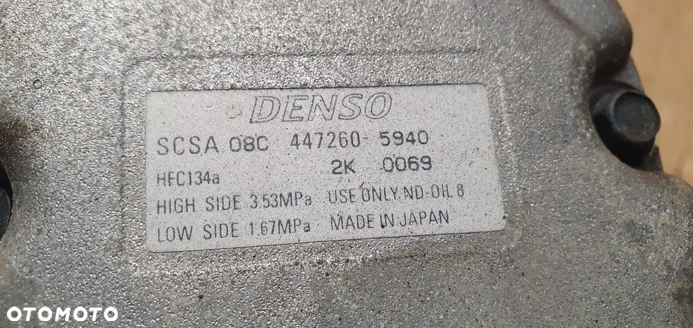Sprężarka klimatyzacji pompa klimy Subaru Legacy IV Outback 2.0 D 447260-5940 - 9