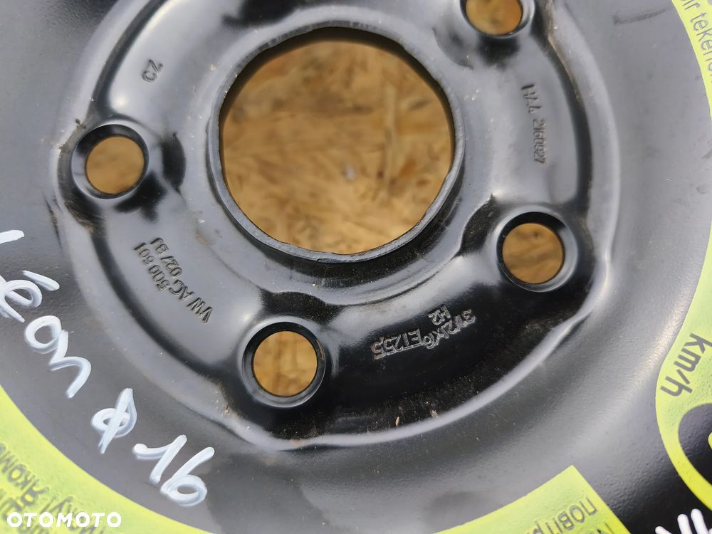 KOŁO DOJAZDOWE ZAPASOWE 16 CALI 5X112 5Q0601027BJ AUDI VOLKSWAGEN SEAT - 3