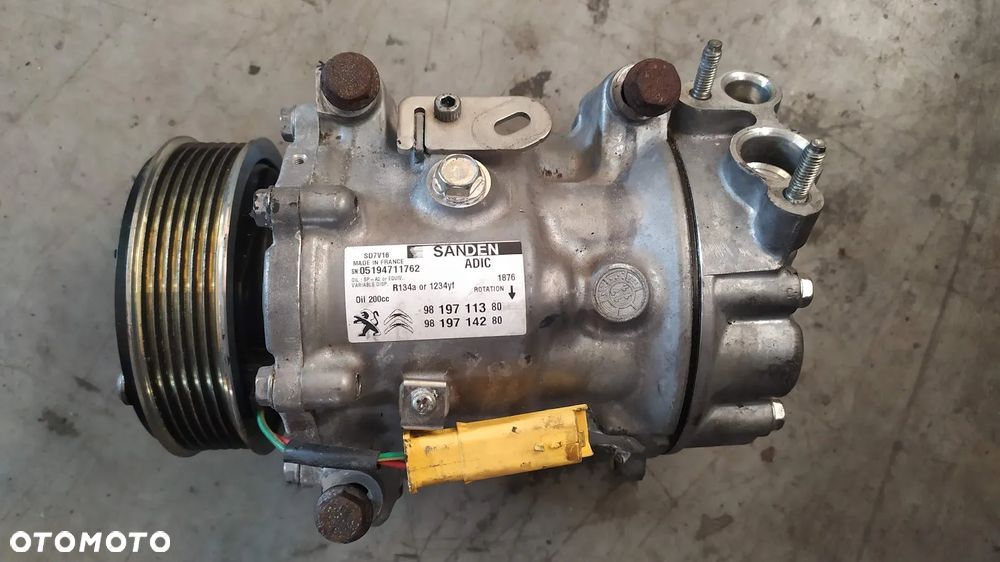 kompresor sprężarka klimatyzacji Peugeot Citroen BlueHdi