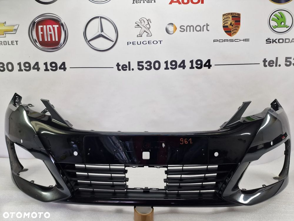 PEUGEOT 308 T9 GT GT-LINE LIFT 16- ŁADNY ZDERZAK PRZEDNI PRZÓD NA 4X PDC , KOLOR CZARNY METALIK , NR AA38299433 , NR AUKCJI NZ961 - 1