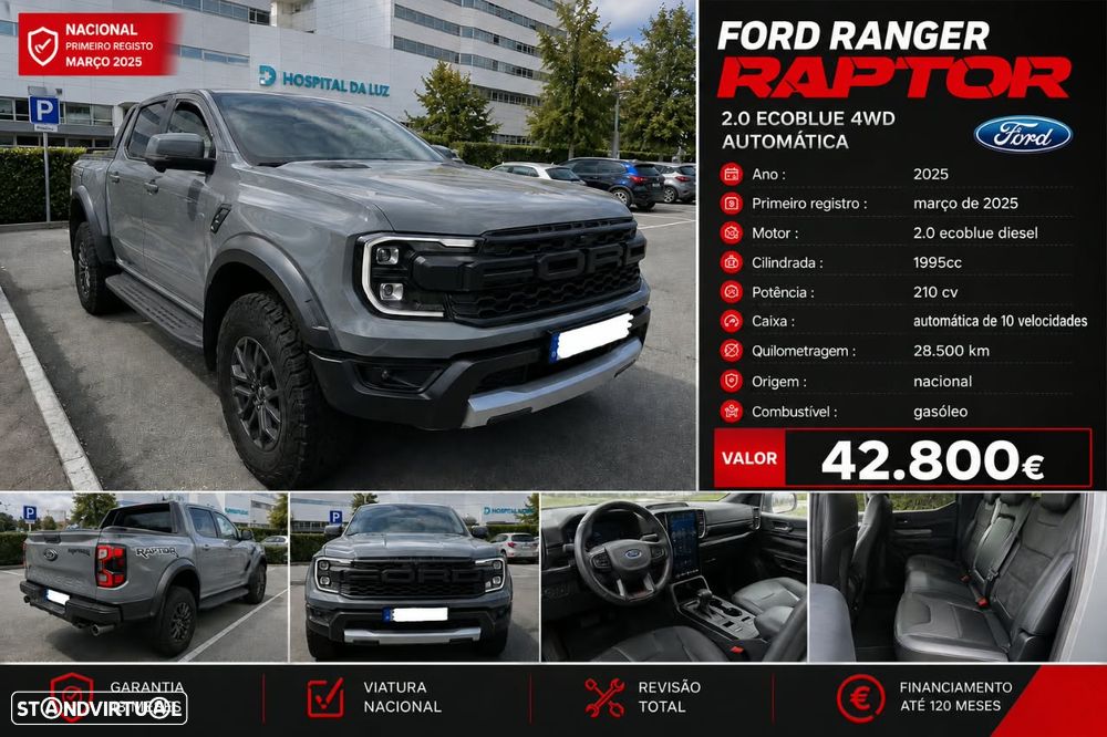 Ford Ranger 2.0 EcoBlue CD Raptor 4WD Aut. - 1
