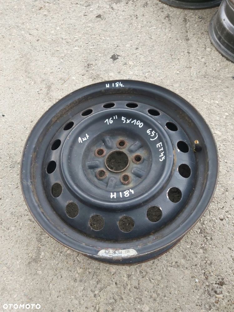TOYOTA Avensis T25 felga stalowa stal 16 5x100 6,5J et45 1szt - 1