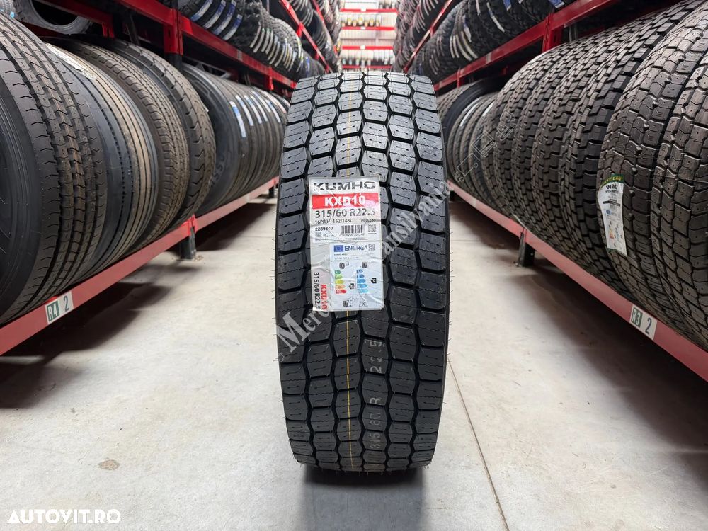 Anvelopa NOUA M+S* Hybrid 315/60R22.5 Kumho KXD10 152/148L D/C/76dB(B) Tractiune - 2
