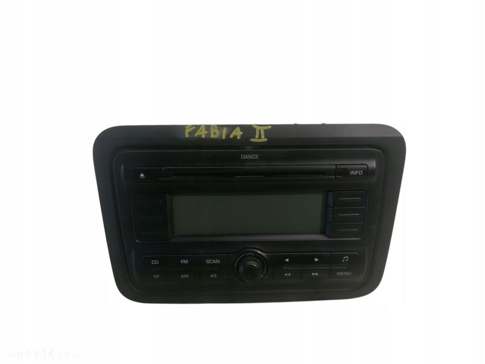 radio cd skoda fabia ii 5j0035161a - 1