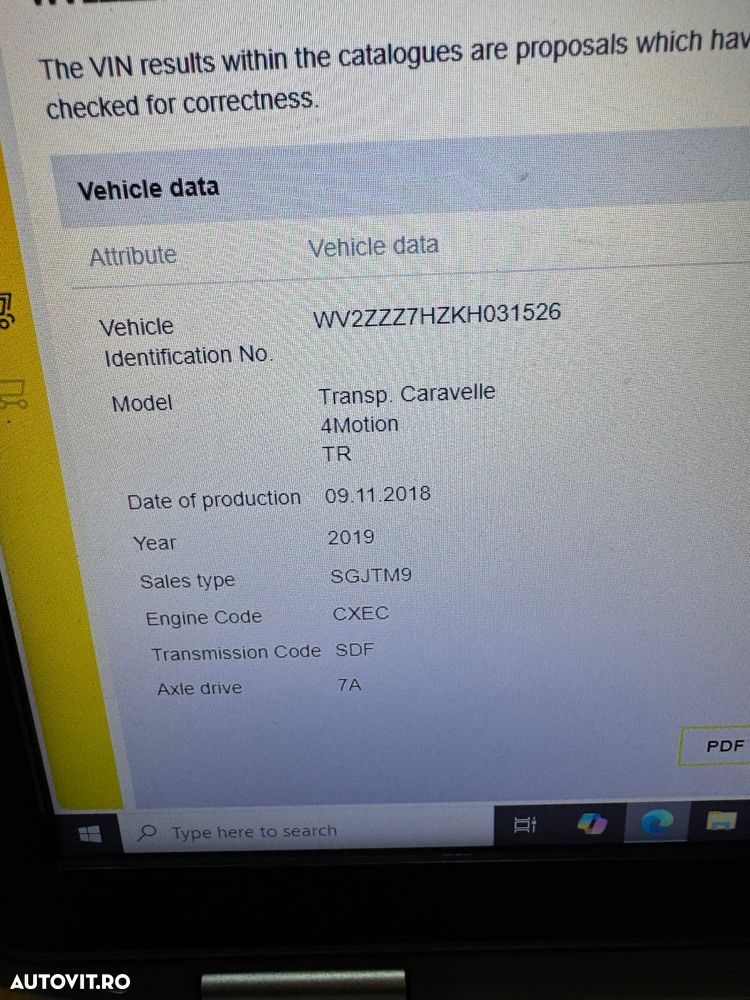 Dezmembram volkswagen transporter / caravelle t6 2.0 tdi biturbo 140.000 km - 11