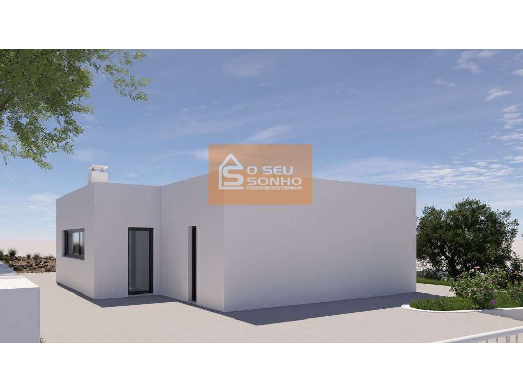 Terreno com Projeto Aprovado para Moradia T2 com Piscina - Grande imagem: 2/20