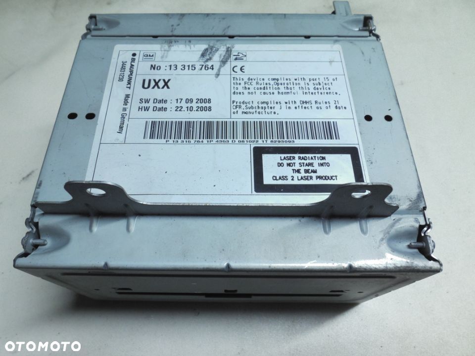 OPEL INSIGNIA A RADIO CD 13315764 WERSJA EUROPEJSKA - 1