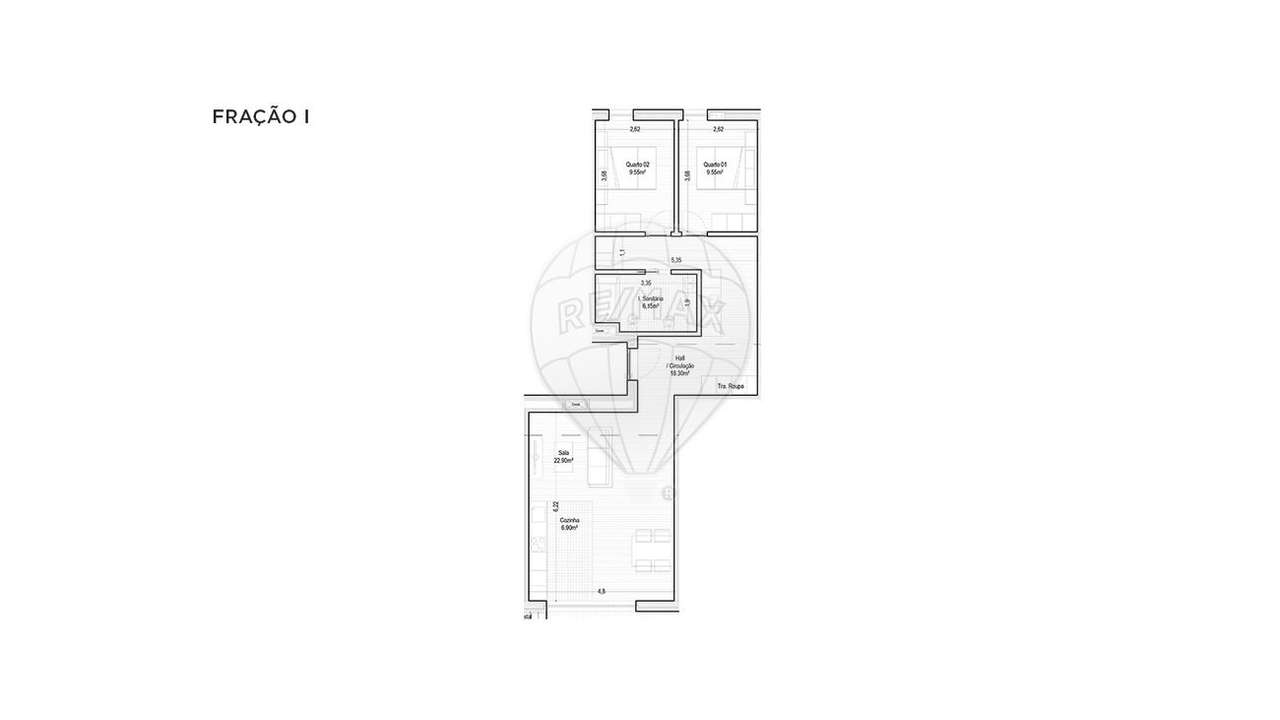 Apartamento T2 para venda - Grande imagem: 3/3