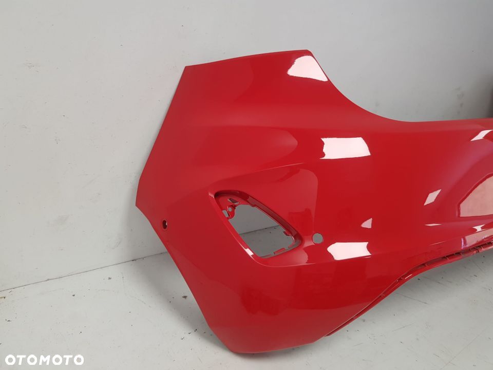 FORD FIESTA MK8 17-21 ZDERZAK TYŁ TYLNY POD 6PDC KOLOR RACE RED H1BB-17906-A1 - 2