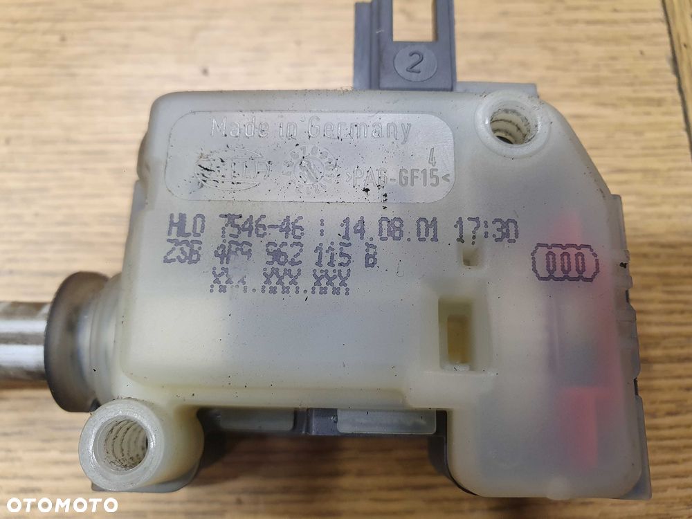 Siłownik 7M0862159 4B9962115B Silniczek Elektryczny Cięgno Zamka Klapy Bagażnika Audi A4 B6 Kombi Sedan 4B9962115B - 22