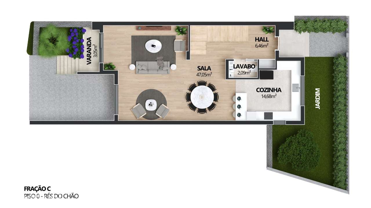 Villas de Dom Henrique – Empreendimento com 6 moradias e jardins priva - Grande imagem: 4/32