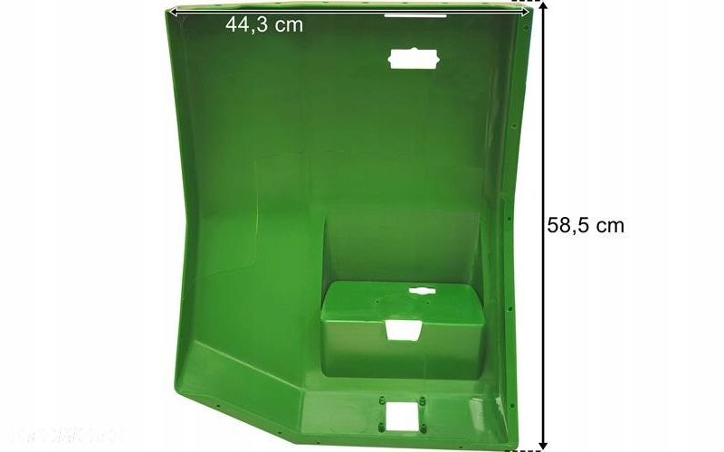 john deere seria 6000 błotnik tylny lewy z otworem l100334 l101642 - 3