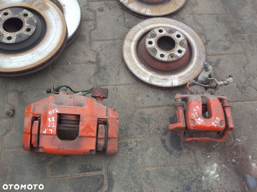 AUDI TT 8J 06-12r 3.2 TFSI ZACISKI TARCZE PRZÓD TYŁ KOMPLET - 4