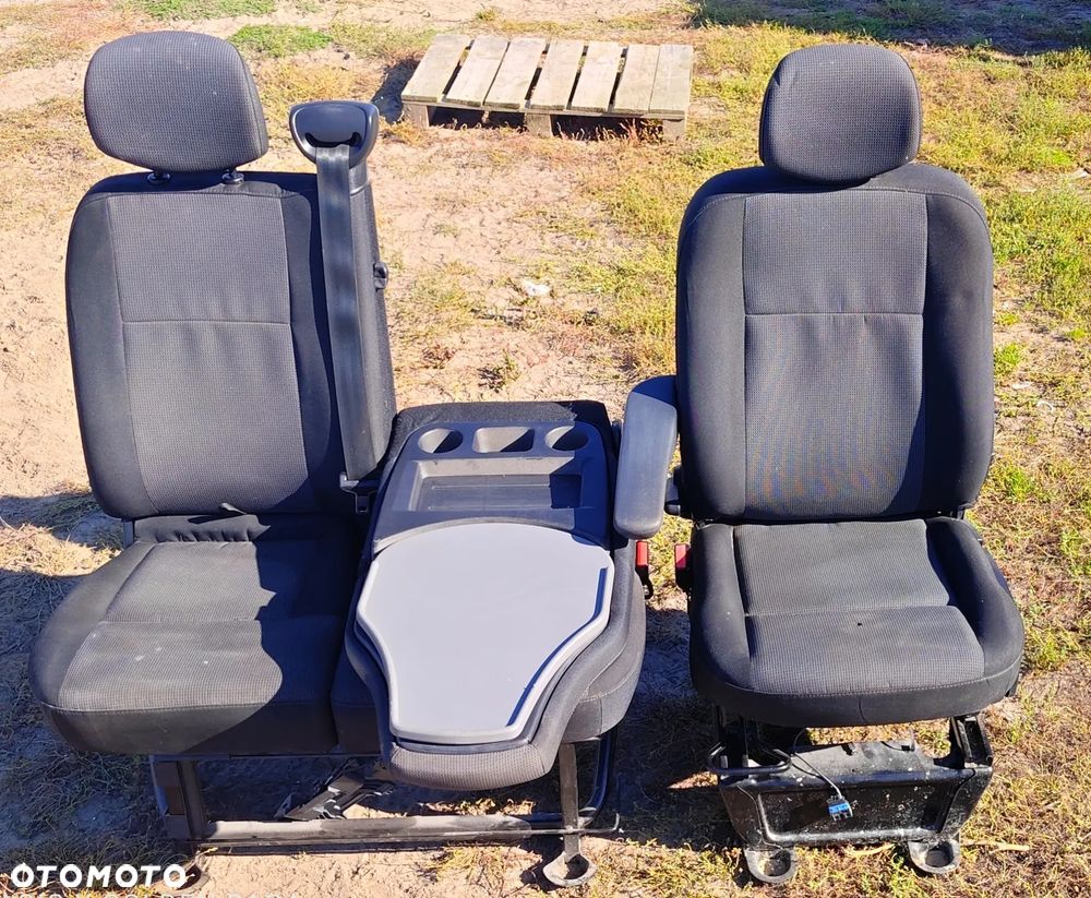 Komplet Foteli Przód Prawy Dwójka Lewy Kierowcy Renault Master III IV Opel Movano - 2