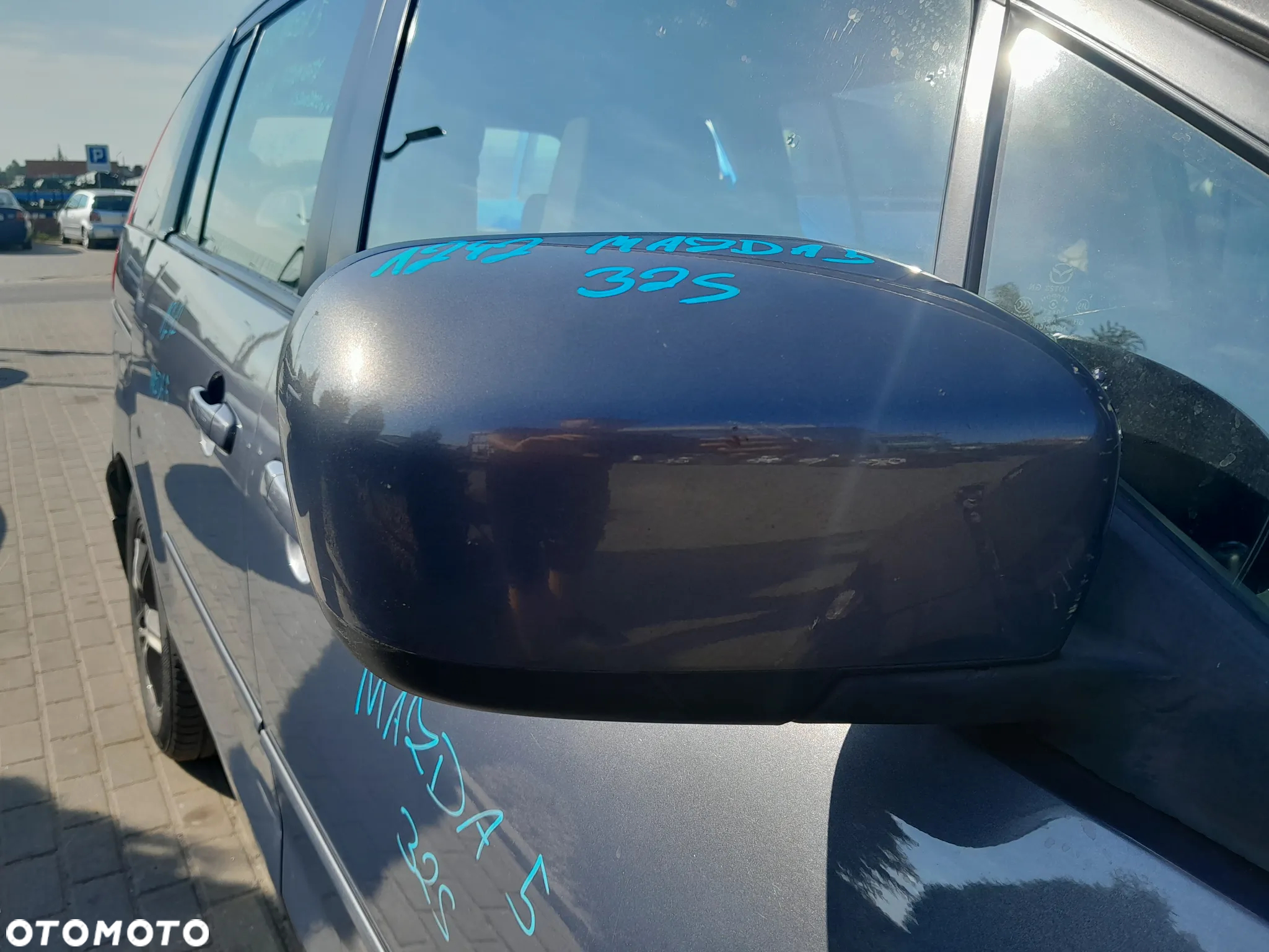MAZDA 5 LUSTERKO PRAWE PRZEDNIE PRAWY PRZÓD ELEKTRYCZNE KOLOR: 32S - 2