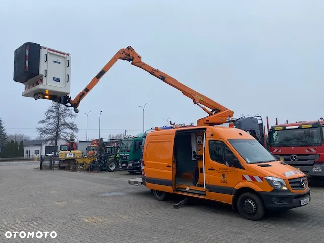 Mercedes-Benz Sprinter / podnośnik koszowy / zwyżka Palfinger PD140 V wysokość robocza 14 m z Niemiec - 8