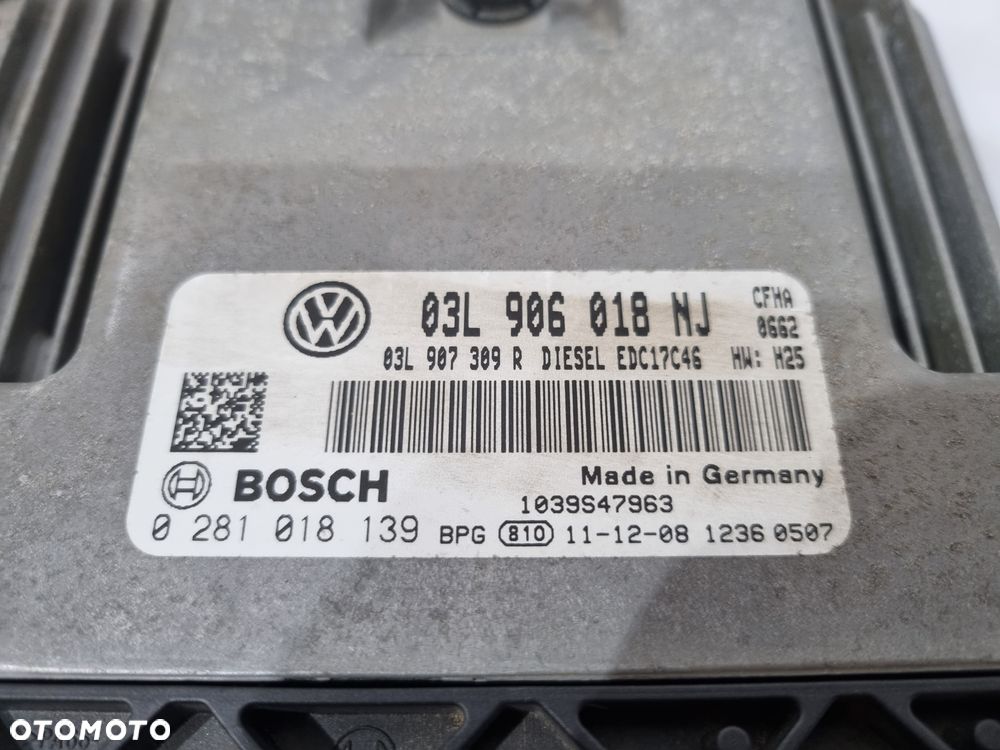 VW CADDY III 2K0 ZESTAW STARTOWY 2.0 TDI CFH  03L906018NJ 2K0920875E - 5