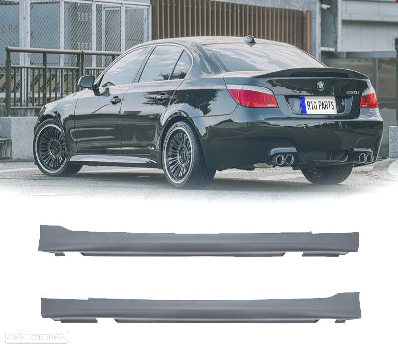 KIT CARROÇARIA BMW E60 03-07 COM LAVAFAROS LOOK M5 - 3