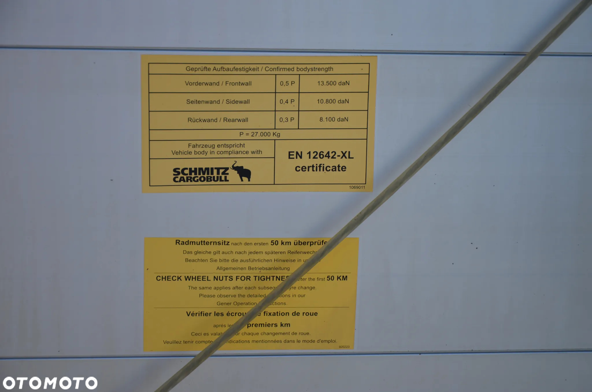 Schmitz Cargobull MEGA / PORTAL ROZSUWANY / 11.2018r / 2 OSIE PODNOSZONE / DACH POD. / CODE XL / DE 2531 - 16