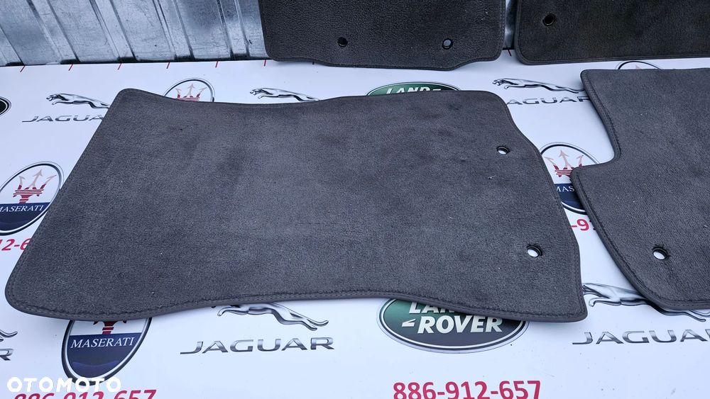 Jaguar XJ 351 KRÓTKI Dywaniki welurowe szare Komplet ORYGINAŁ - 4