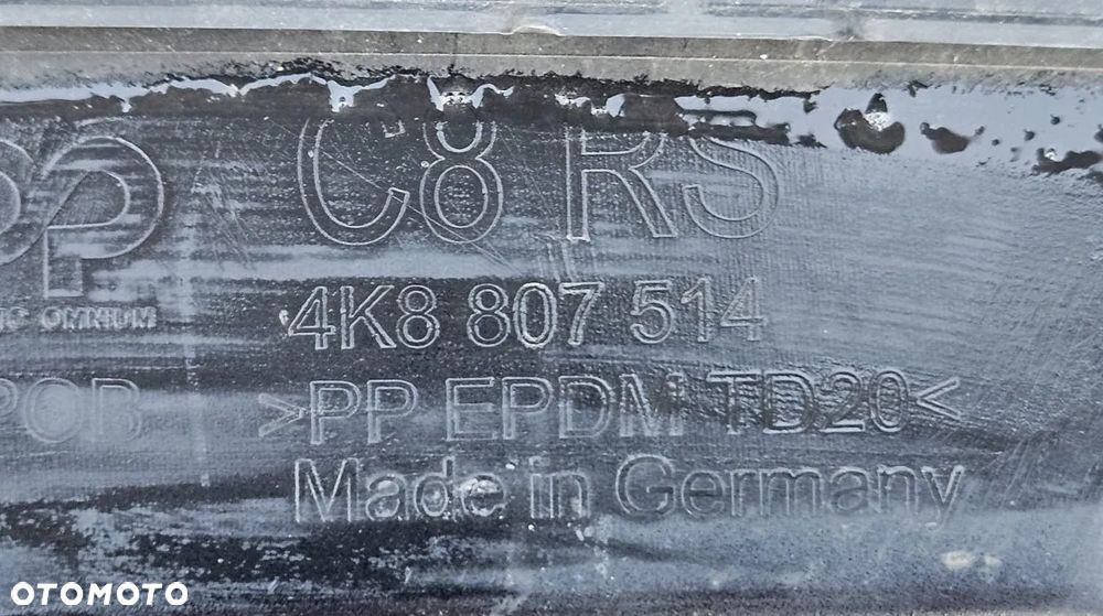 Dyfuzor dokładka zderzaka Audi RS7 4K8 4ak8807514 - 11
