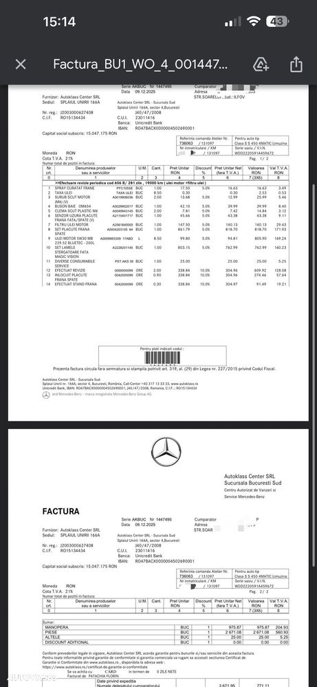 Mercedes-Benz S 450 4MATIC L 9G-TRONIC - 16