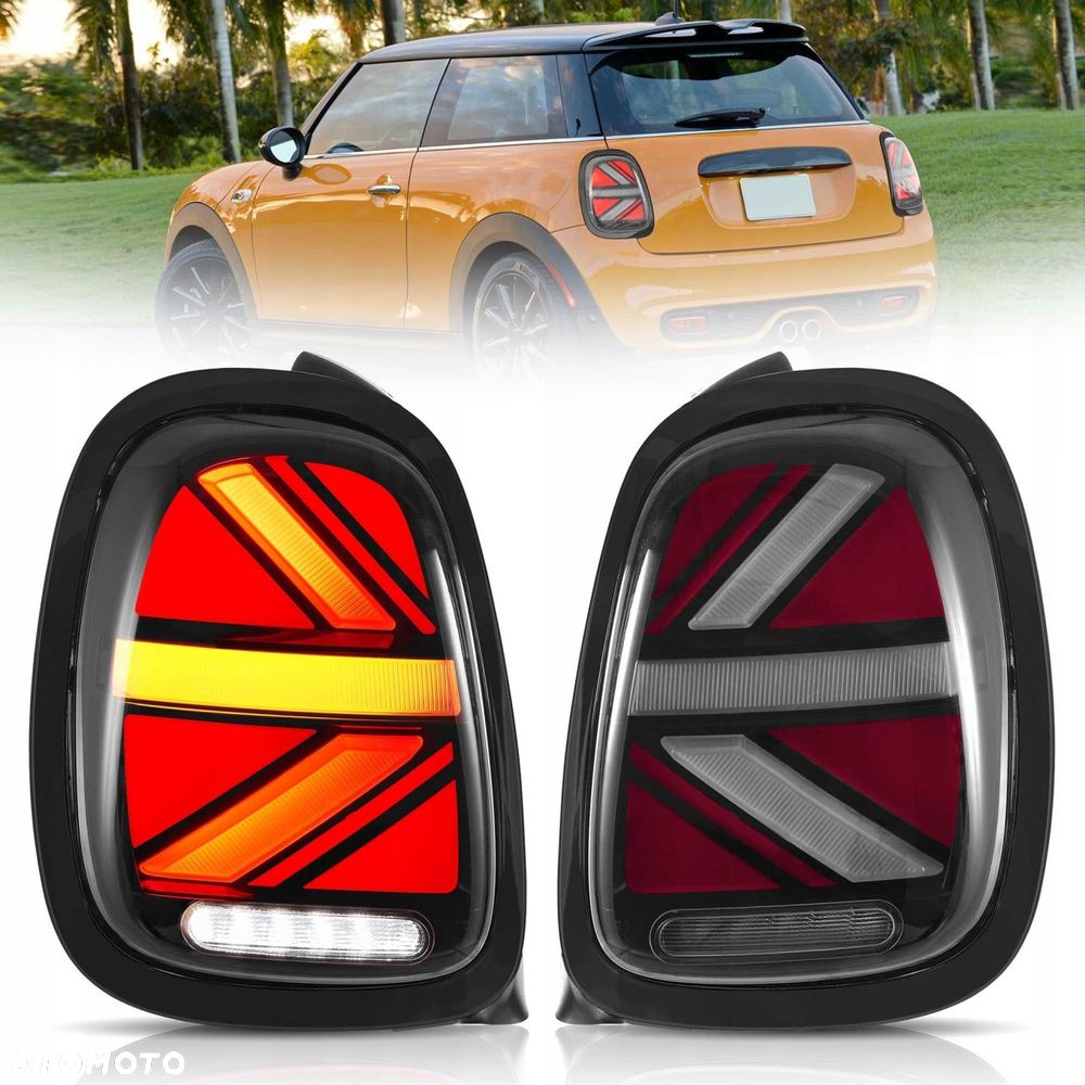 Lampy tylne L+R kpl Vland Led Tuning Black Mini Cooper f55 f56 f57 2014-17 - 1